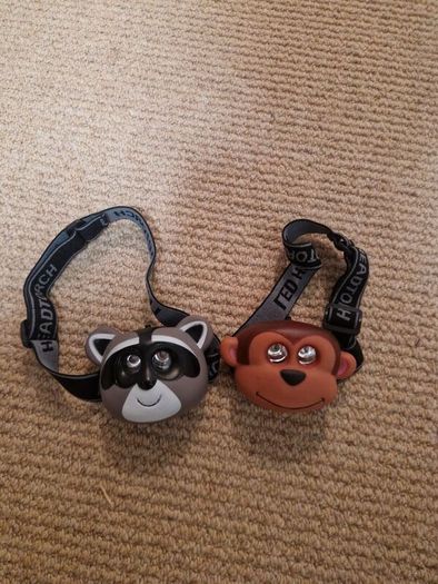Kids head torch light lamp