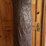Vintage Dorothy Perkins long line Brown and Gold lacey Party dress Size 18 postage included Image 4