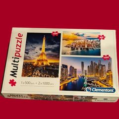 Multipuzzle 1x 500 pcs + 2x 1000pcs - Free Postage