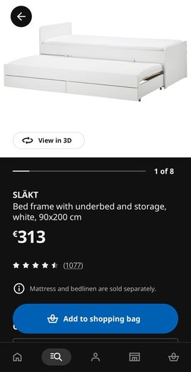 Ikea Slakt Bed