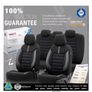 Premium Lacoste Leather Car Seat Covers Limited Series - Black Image 3
