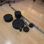 Bench + Barbell + 60kg Weights Image 3