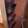 Vintage 1940s Art Deco Wooden Wardrobe Mid Century Gentlemans Compactum Image 5