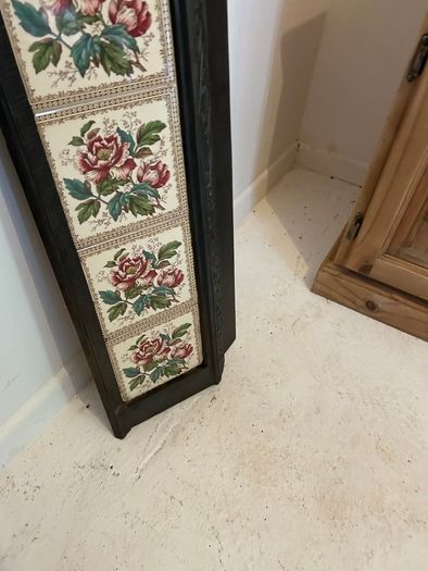 Beautiful Cast Iron Tiled Fireplace Insert