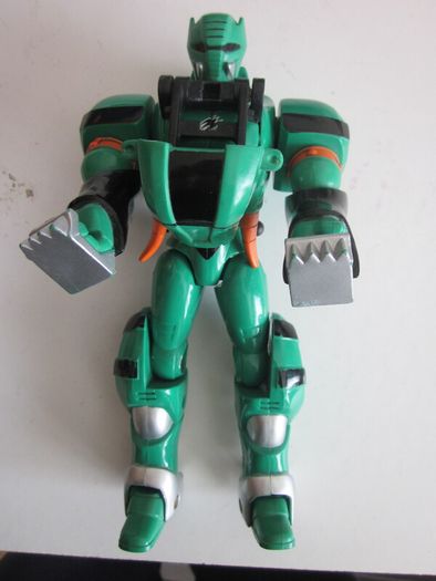 2007 Bandai Power Rangers Jungle Fury Green Ranger Elephant Ranger Deluxe Figure.