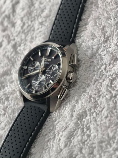 Seiko Astron SBXC067 GPS Solar Titanium - Extra Strap Included