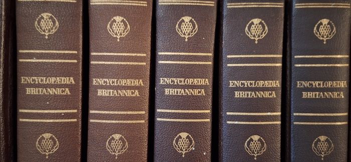 1955 Encyclopaedia Britannica Complete 24 Volumes Vintage Library Set