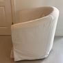 IKEA Tullsta Cream tub armchair Image 3