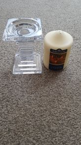 Galway Crystal Candle holder