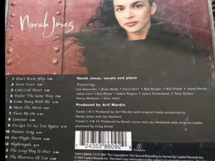 norah jones - come away with me