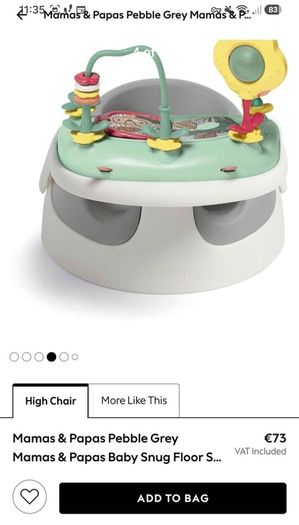 Mamas and Papas snug baby floor seat