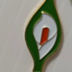 Easter Lily pin badge