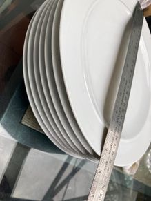 7 Denby dinner plates