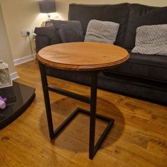 Handmade C-frame Sofa Table