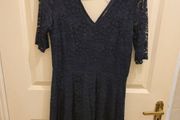 Navy River Island lace dress Size 12