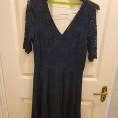 Navy River Island lace dress Size 12