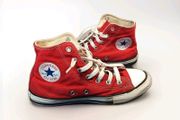 Converse Chuck Taylor All Star - Red / White - High Top - Uk 2 - Eur 34 - Us 2.5