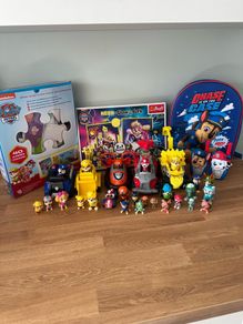 Paw patrol Bundle (Back pack, walkie talkies, puzzles & figures)