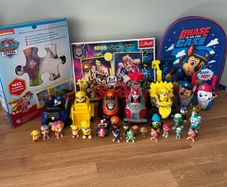 Paw patrol Bundle (Back pack, walkie talkies, puzzles & figures)