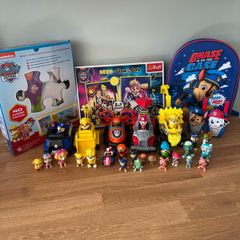 Paw patrol Bundle (Back pack, walkie talkies, puzzles & figures)