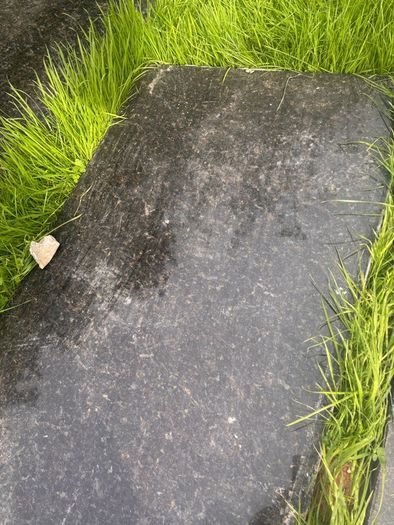 3 Pieces of Polished Granite Worktop Dark Black with Fleck