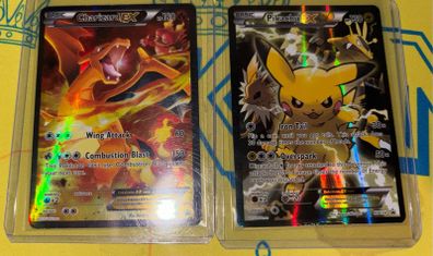 Pokemon Cards Charizard And Pikachu Xy Promo