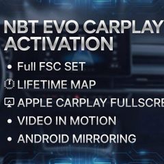 NBT EVO CarPlay Activation - Full FSC Set,Lifetime