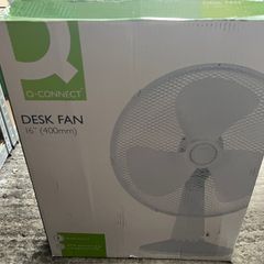 Brand New Q-Connect 16" Desk Fan