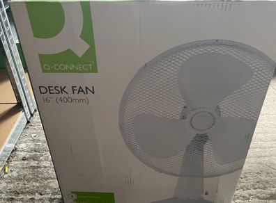 Brand New Q-Connect 16" Desk Fan