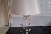 Lovely cream metal table lamp