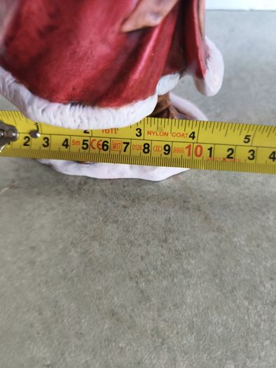 Vintage Christmas Hand Painted Ceramic Santa St Nicholas Old Provincial Mold
