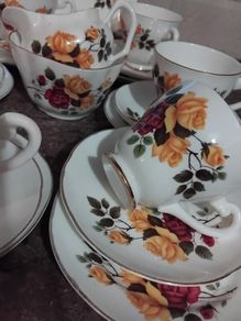 21piece vintage tea set by ROYAL STUART
