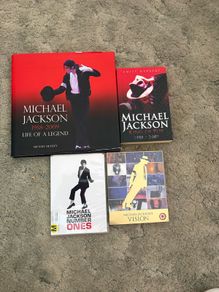Michael Jackson books and DVDs