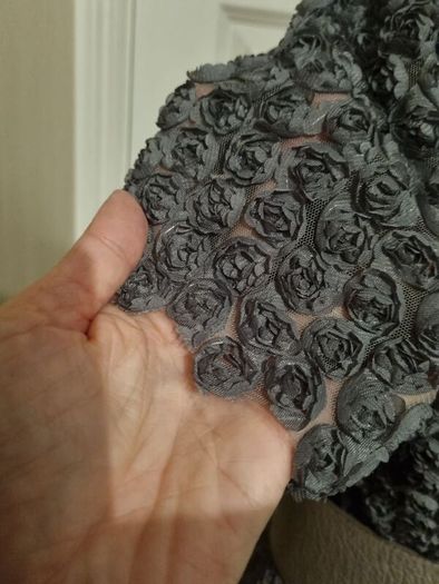 ELVI, rose textured dress