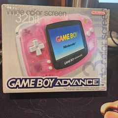 Pink Gameboy Advance Boxed