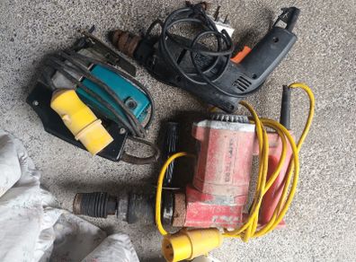 Hilti TE 22 drill, Makita Jigsaw, B&D Drill