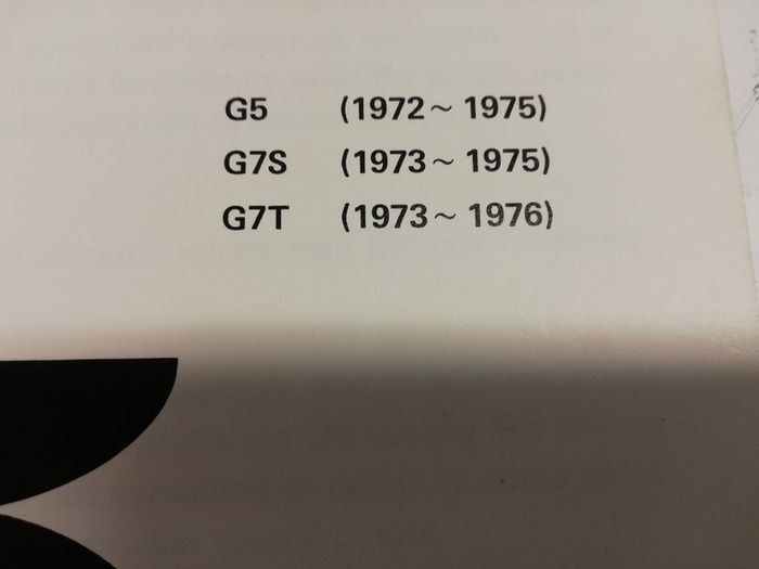 Kawasaki G Series 100 cc G5 G7S G7T shop manual