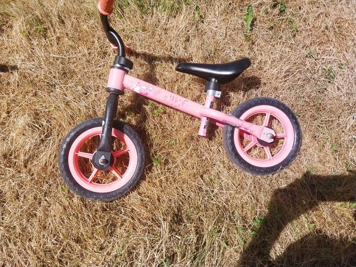 Balance bike kids pink
