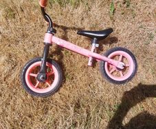 Balance bike kids pink