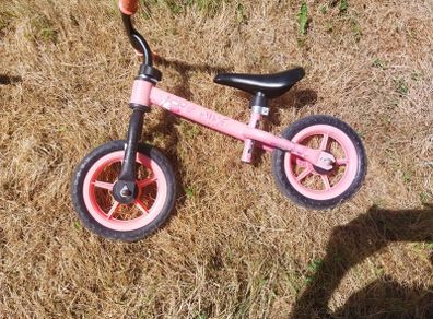 Balance bike kids pink