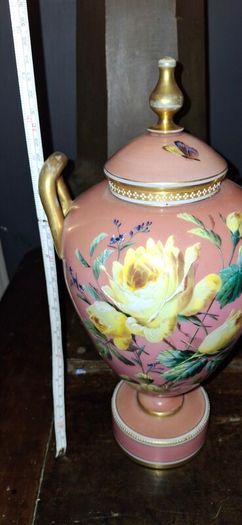 Antique Glass Urn