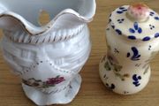 Two miniature vases/ ornaments
