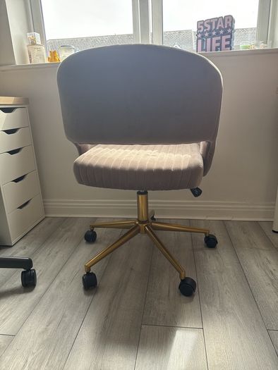Velvet office chair