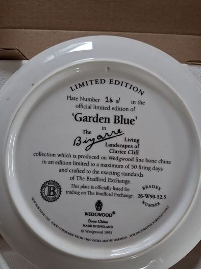 Limited Edition Bradford Exchange Plates