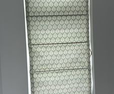 Roman Blinds x 2 - Duck Egg Blue