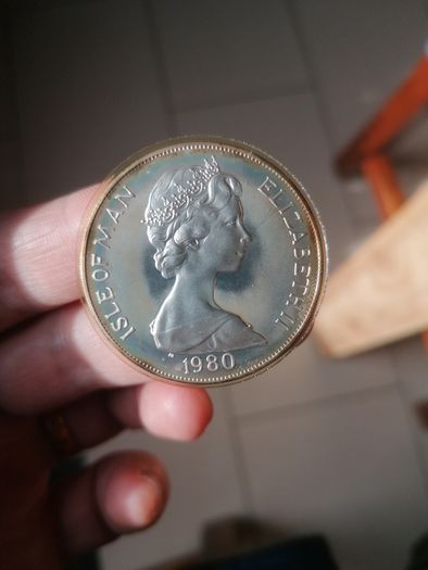 1980 Isle Of Man Silver Proof Coin
