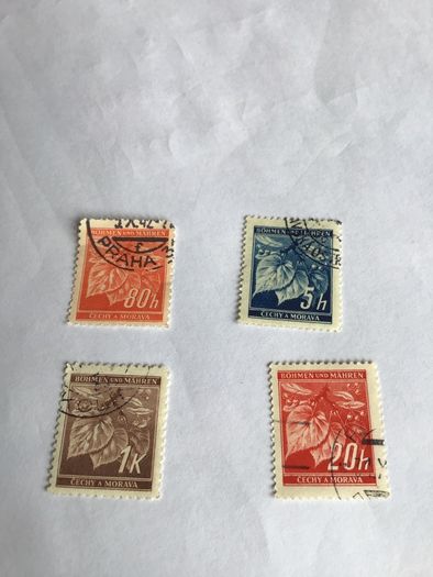 Old WW2 German stamps - Bohemia Mahren Cechy y Moravia