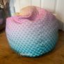 Bean bag & matching footstool Image 4