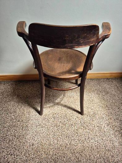 Antique Mundus Bentwood Carver Armchair c. 1919-1922