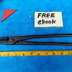 Blacksmiths 12" Flat Tongs